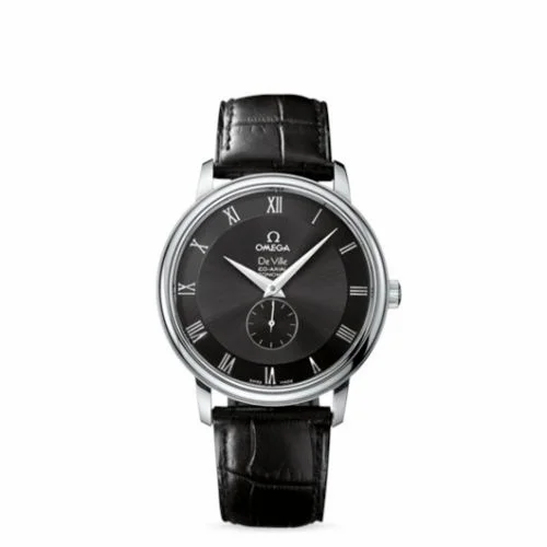 Omega De Ville Prestige Co-Axial 39 Small Seconds Stainless Steel / Black 4813.50.01 (48135001)